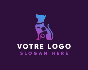 Dog Cat Vet Logo