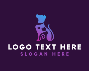 Pet Shop - Dog Cat Vet logo design