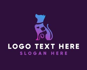 Dog Cat Vet Logo