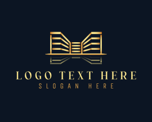 Expensive - Luxury Realty Building logo design