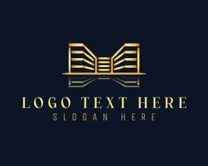 Contractor - Luxury Realty Building logo design