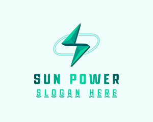 Thunder Power Letter S logo design