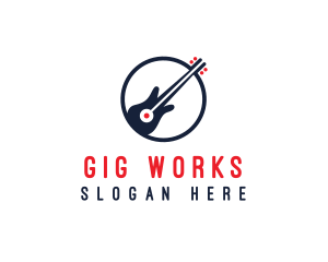 Gig - Guitar Music Studio logo design