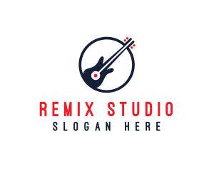 Guitar Music Studio logo design