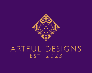 Intricate Relic Interior Design logo design