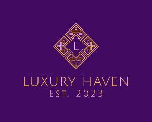 Opulent - Intricate Relic Interior Design logo design