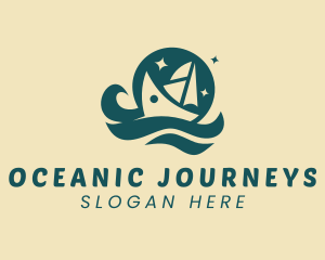 Ocean Yacht Cruise logo design