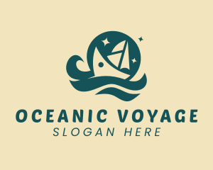 Cruise - Ocean Yacht Cruise logo design