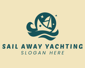 Ocean Yacht Cruise logo design