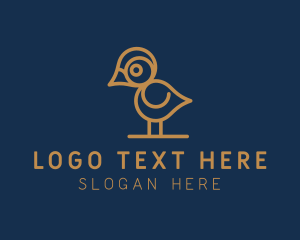 Exclusive - Gold Bird Marketing logo design