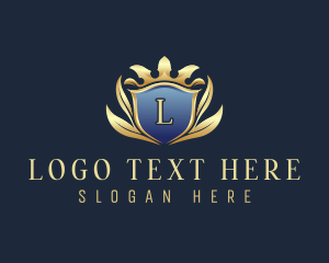 Ornamental - Elegant Crown Crest logo design