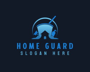 Home Cleaning Tools logo design