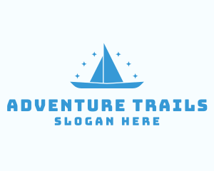 Star Sailboat Adventure logo design