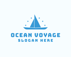 Star Sailboat Adventure logo design