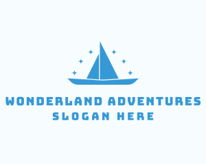 Star Sailboat Adventure logo design