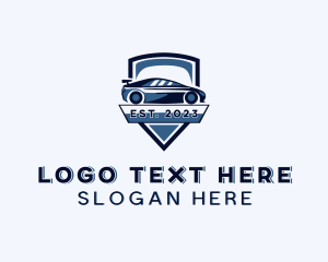 Sedan - Racing Vehicle Automobile logo design