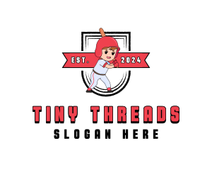 Kid Baseball Training logo design