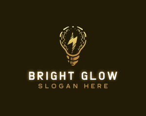 Bulb - Lightning Bulb Electric logo design