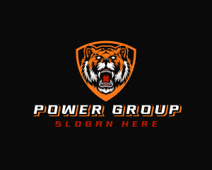 Wild Tiger Shield Logo