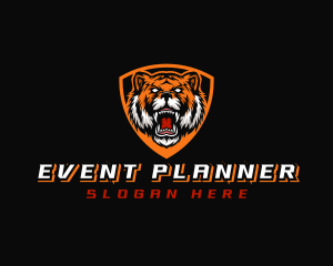 Twitch - Wild Tiger Shield logo design