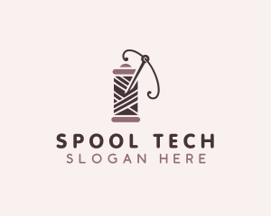 Tailor Needle Spool logo design