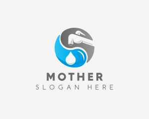 Plumber Pipe Faucet Logo