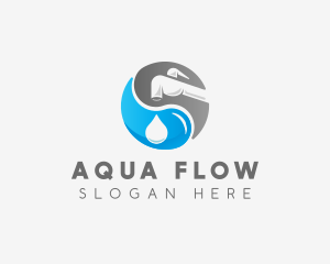 Plumber Pipe Faucet logo design