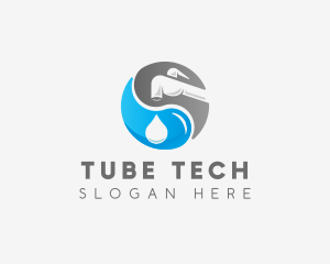 Tube - Plumber Pipe Faucet logo design
