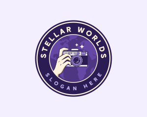 World Camera Photographer logo design