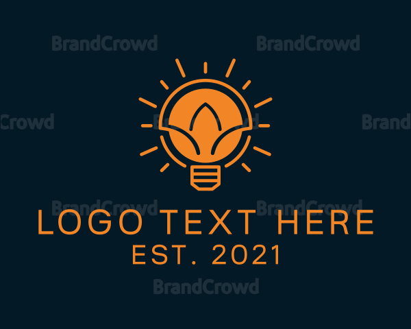 Incandescent Light Bulb Logo