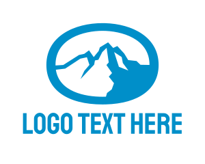 Hill - Blue Mountain Oval logo design