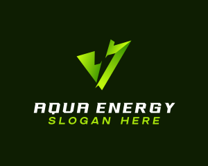 Energy Power Arrow logo design