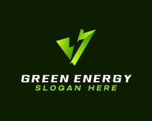 Energy Power Arrow logo design