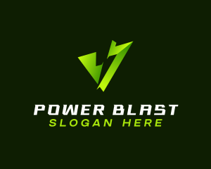 Energy Power Arrow logo design