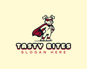 Superhero Canine Pet Logo