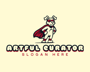 Superhero Canine Pet logo design