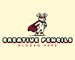 Superhero Canine Pet logo design