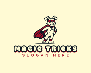 Tricks - Superhero Canine Pet logo design