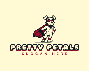 Superhero Canine Pet logo design