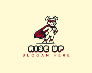 Superhero Canine Pet logo design