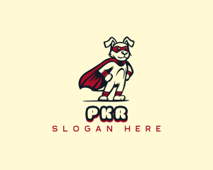 Superhero Canine Pet logo design