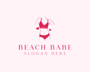 Bikini - Bikini Lingerie Fashion logo design