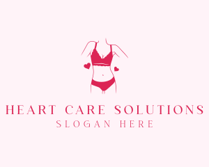 Bikini Lingerie Fashion logo design