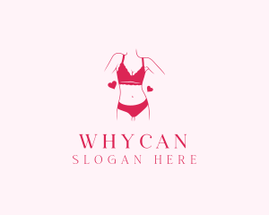 Underclothes - Bikini Lingerie Fashion logo design