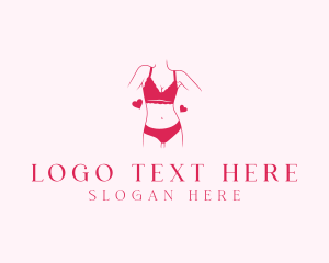 Spa - Bikini Lingerie Fashion logo design