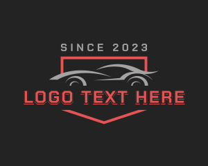 Race - Automobile Car Racing logo design