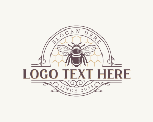 Honeycomb - Honeycomb Honey Bee logo design