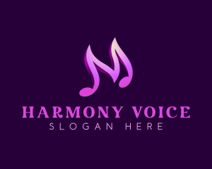 Sing - Musical Note Melody logo design