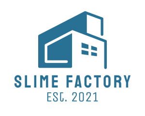 Factory Building Property logo design