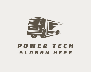 Truckload - Cargo Vehicle Trucking logo design